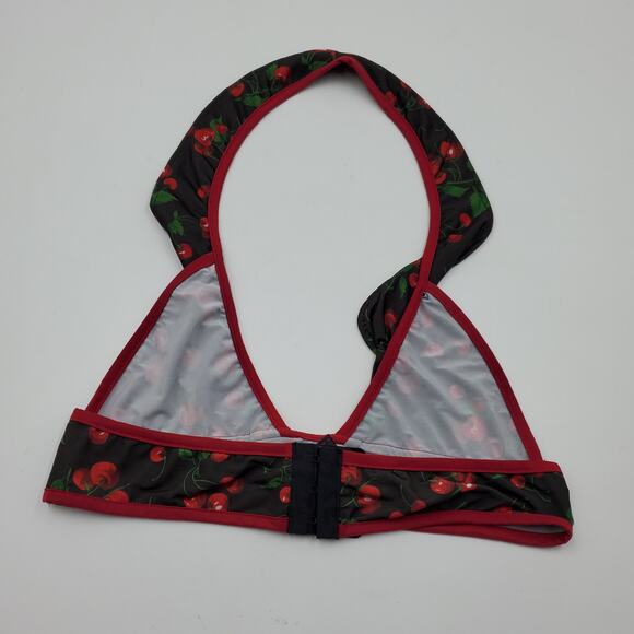 Penthouse Cherry Print Halter Bralette Women's Size M - Picture 6 of 10